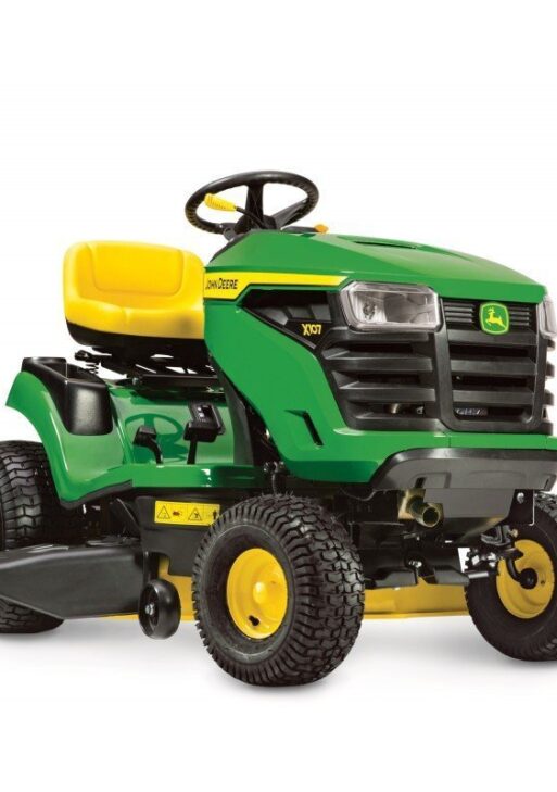 JOHN DEERE X107 Aufsitzmäher mit Seitenauswurf