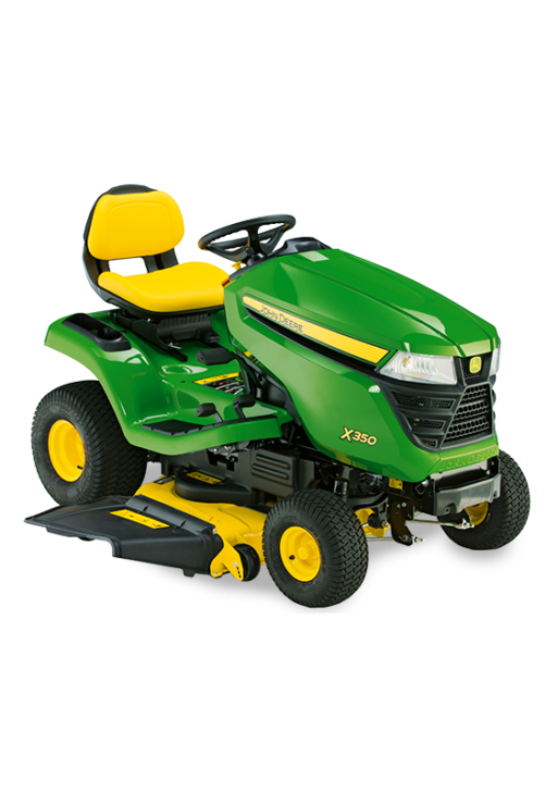 JOHN DEERE X350 Aufsitzmäher mit Seitenauswurf